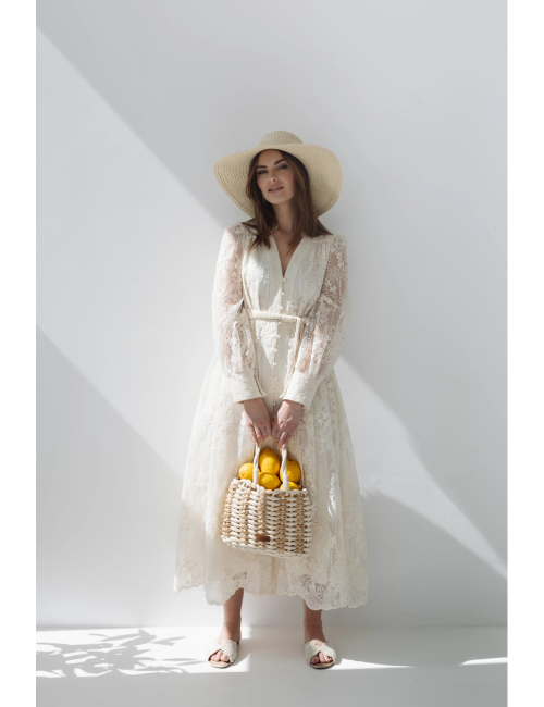 Sukienka Ivory Lace Garden