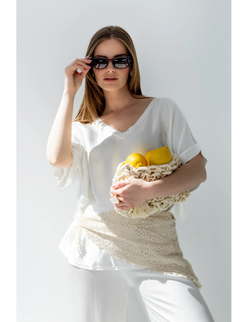 Torebka pleciona na ramię