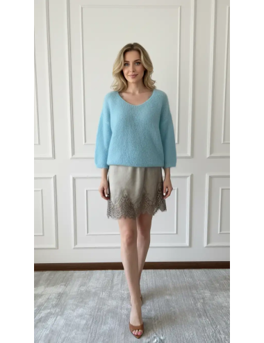 Lekki jak piórko moherowy sweter