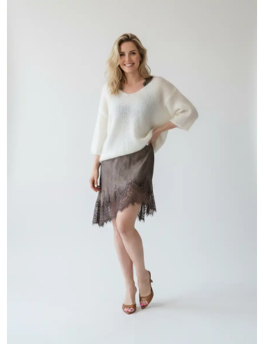 Lekki jak piórko moherowy sweter