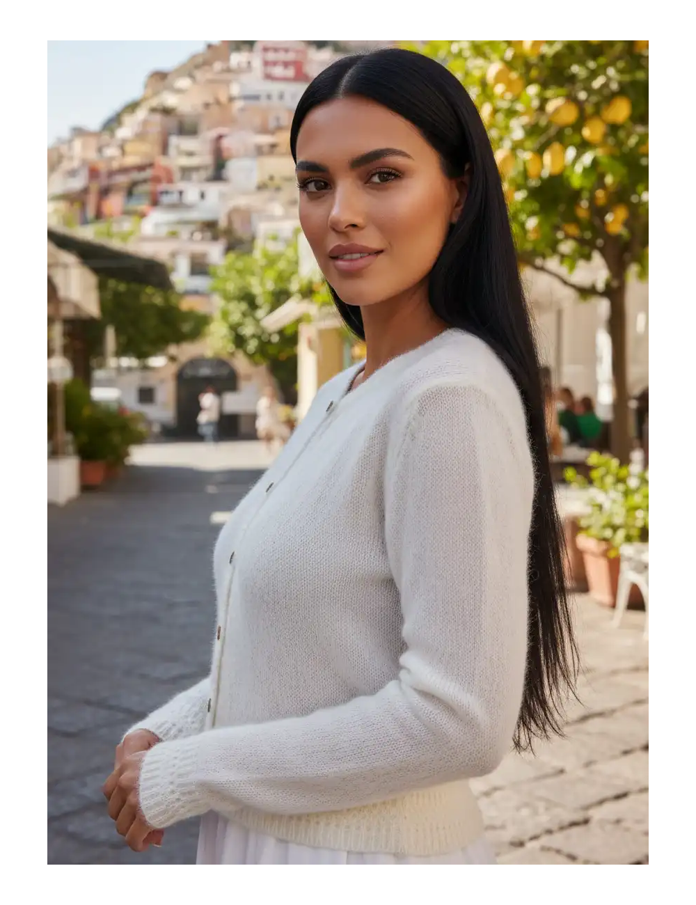 Delikatny kardigan Positano