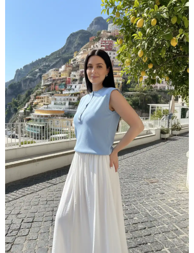 Kamizelka Amalfi ze srebrnymi guzikami
