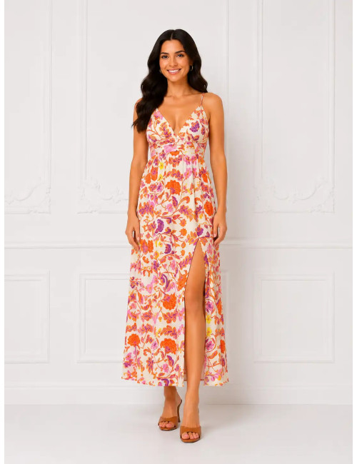 Kwiecista sukienka maxi Sunset Bloom