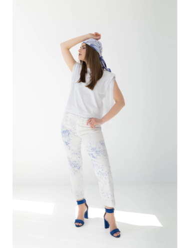 Spodnie Blue Porcelain
