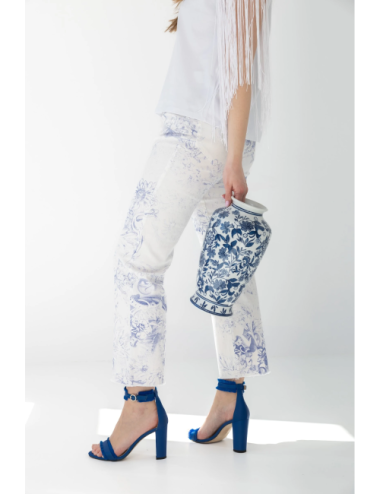 Spodnie Blue Porcelain