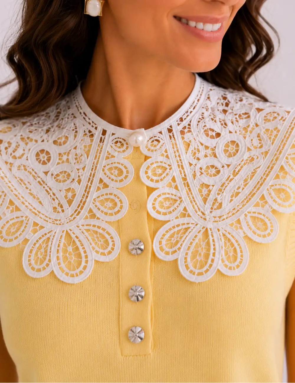 Ażurowy kołnierzyk Pearl Lace