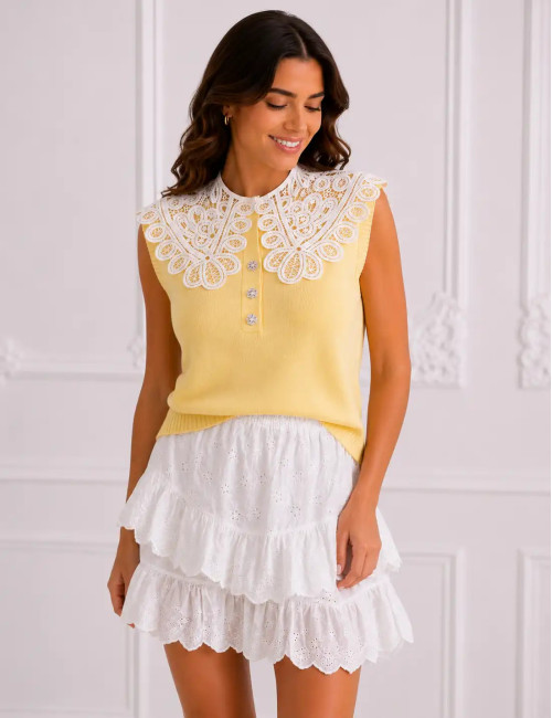 Ażurowy kołnierzyk Pearl Lace